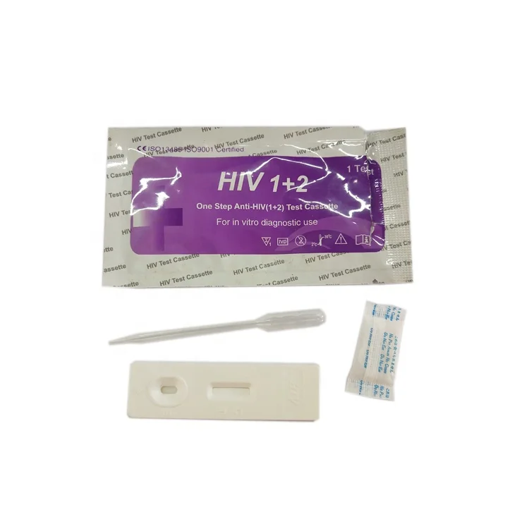 
Medical Diagnostic HIV 1/2 Rapid Test Kit/One Step HIV Home Use Test 