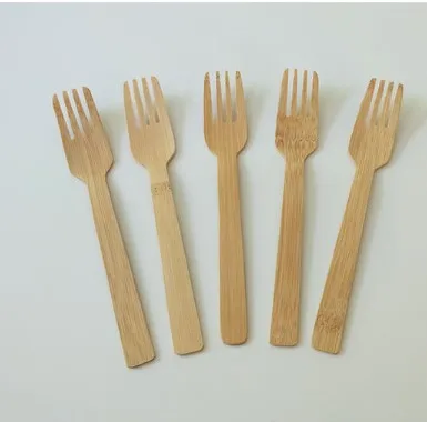 Disposable bamboo knife/ fork/ spoon/ utensils 16.5-17 cm