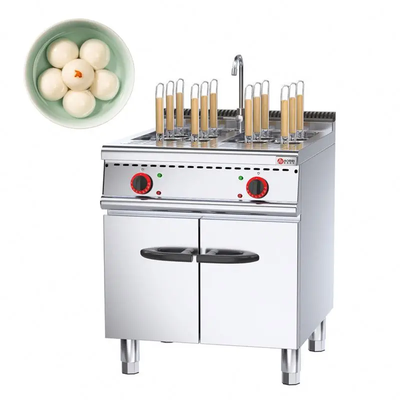 Factory supply discount price 6 heads automatic lift-up gas noodle cooker commer instant noodles cooker lazo with fair price
