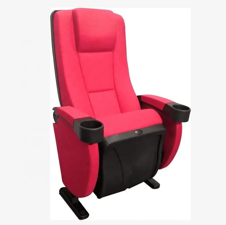 Commercial Plastic Theater Cinema Chair Cinema Seat with Cup Holder