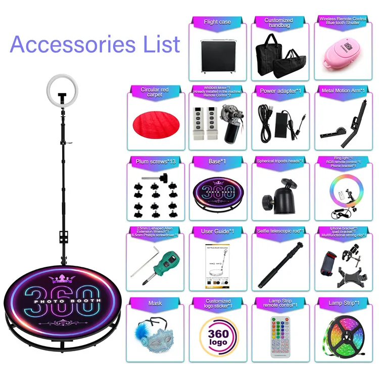 Video Camera Portable 360 Degree Photo Booth Spin En 360 Video Booth Aereo Top 360 Spinner Photobooth Base