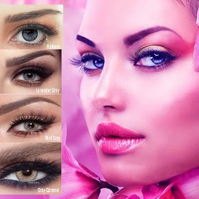 Контактные линзы Beauty Magic Elite 20 цветов мягкие с каждым годом использованием