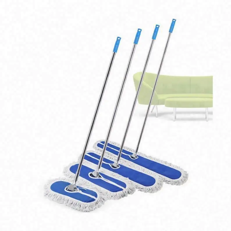 Cleaning Spray Water Holder Stainless Steel Scratch Flash Power Long Handle Replacement Shoes Automatically Squeeze Flat Mop