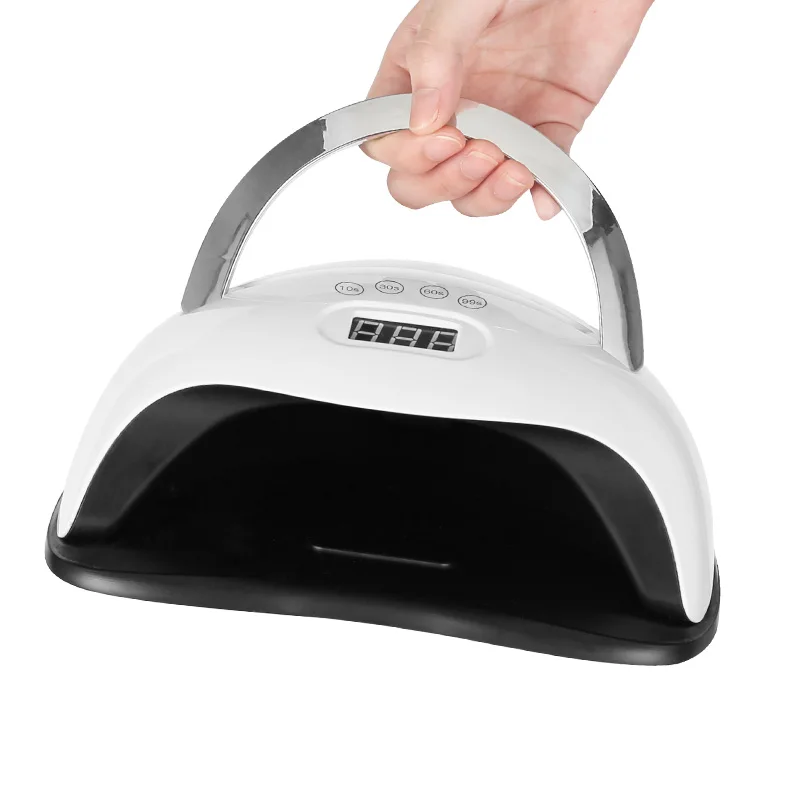 Светодиодная лампа для ногтевого дизайна, 168 Вт, профессиональные лампы для ногтей с держателем для мобильного телефона, УФ-лампа, светодиодная лампа для ногтей