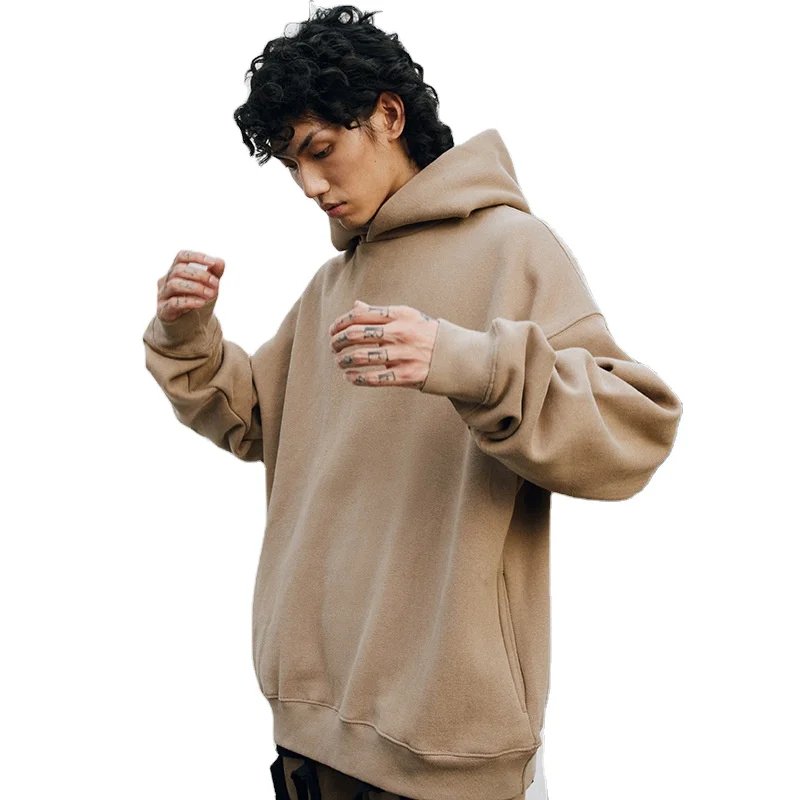 Hui Lin Fall&Winter Wholesale Hoodies Heavy Luxury Double Layer Hoodie Manufacturers for Men