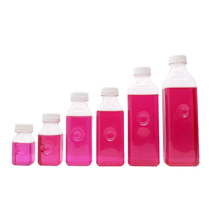 Eco Friendly 100ml 200ml 350ml 450ml 750ml 900ml PLA Biodegradable Disposable Plastic Water Bottle PLA Juice Plastic Bottle