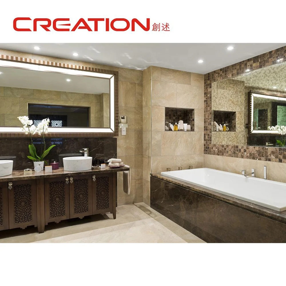 China Furniture Supplier Hotel Bedroom Furniture Modern Waterproof Wood Veneer MDF Panel Vanity For Hotel