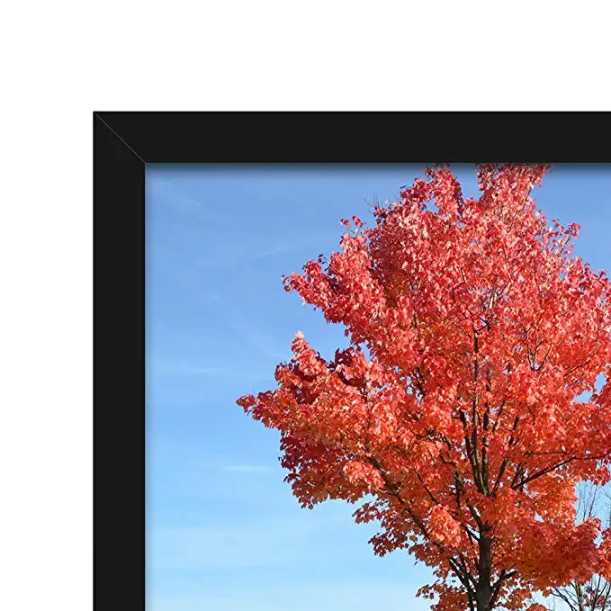 High Quality 30x30 Black Custom Cheap MDF Wood Large Size Poster Wall Mounting Display Picture Photo Frame With Glass