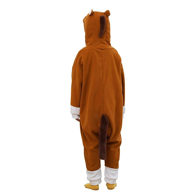 Factory hot sale Halloween mascotte mascot kids adult jumpsuit horse costume