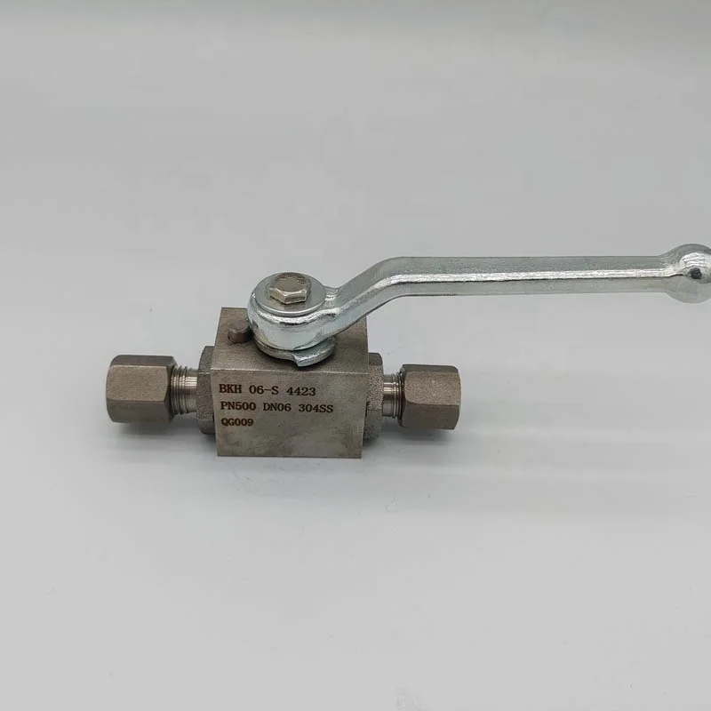 stainless steel 304 high pressure 10000PSI 2 inch  thread hydraulic ball valve for