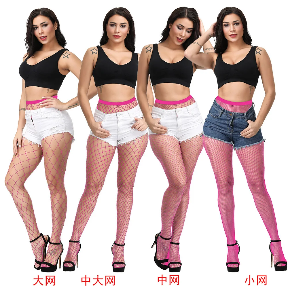 Sexy Fishnets Stockings Hollow Out Sexy Women Thin-high Tights Mesh Compression Fishnet Leggings Stockings 135