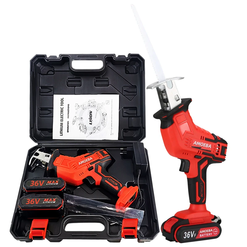 Hot Selling Original LI-Ion Battery Powered Multi-Function Reciprocating Saw for Metal Wood Meat Bone Pipe Cutting
