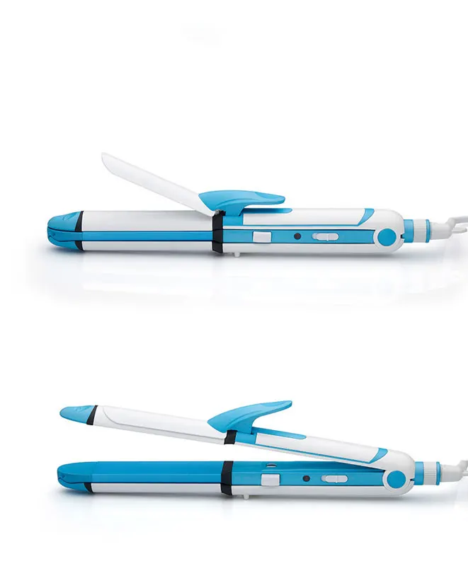 
3 in 1 automatic curling iron sky blue ceramic curling iron 