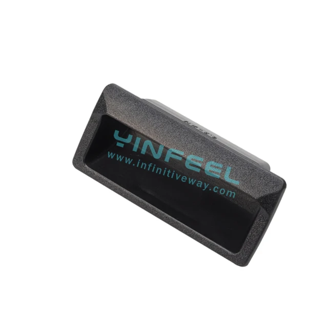 Concave shaped embeded plastic handle Model IF-STF-48108