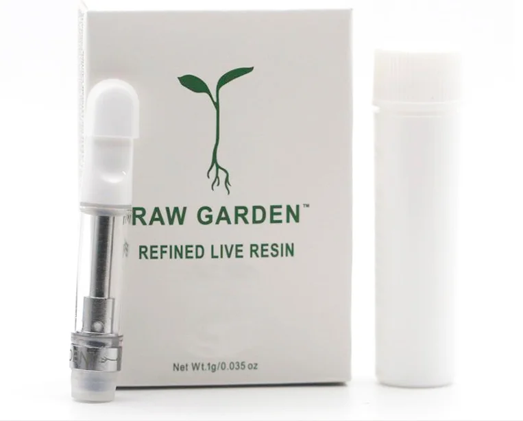 Новейший пустой картридж для вейпа raw garden cart, 0,8 мл, 1,0 мл, керамический катушечный атомайзер smart buds, стеклянный резервуар Pyrex для упаковки