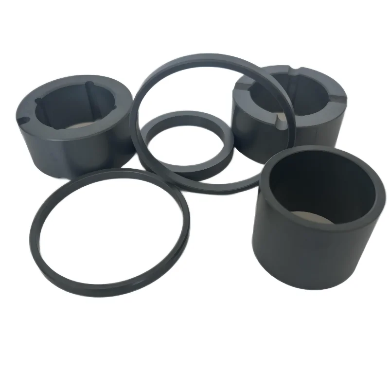 Factory price Wear-resistant silicon carbide ceramic ring SIC ceramic parts for Industrial ceramic