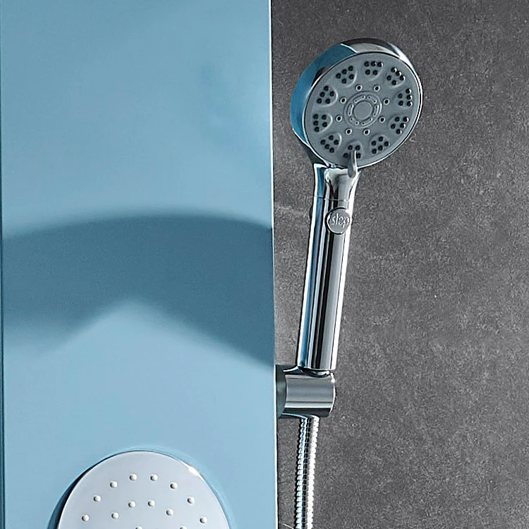 2024 Wall Mounted Multi Function Massage Bathroom Shower Panel Tower System Waterfall Rain Shower Faucet Set Spa With Jets