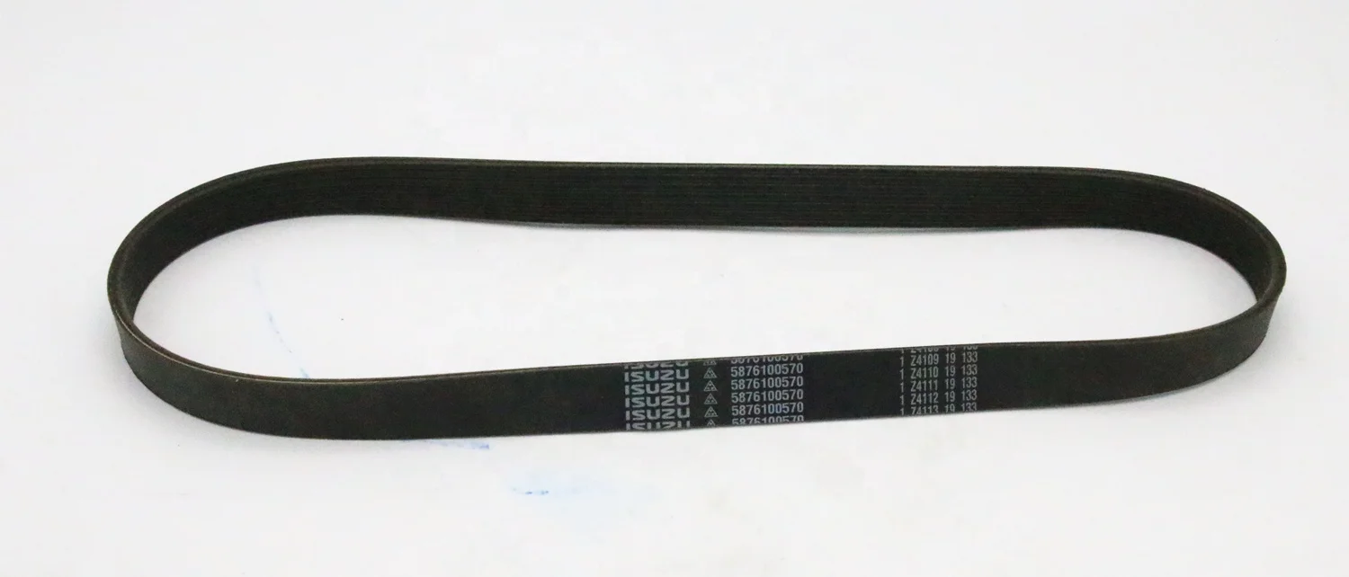 Vulcanized rubber 8973629260 8-97362926-0 best value parts 5876100570 5-87610057-0 cooling fan belt
