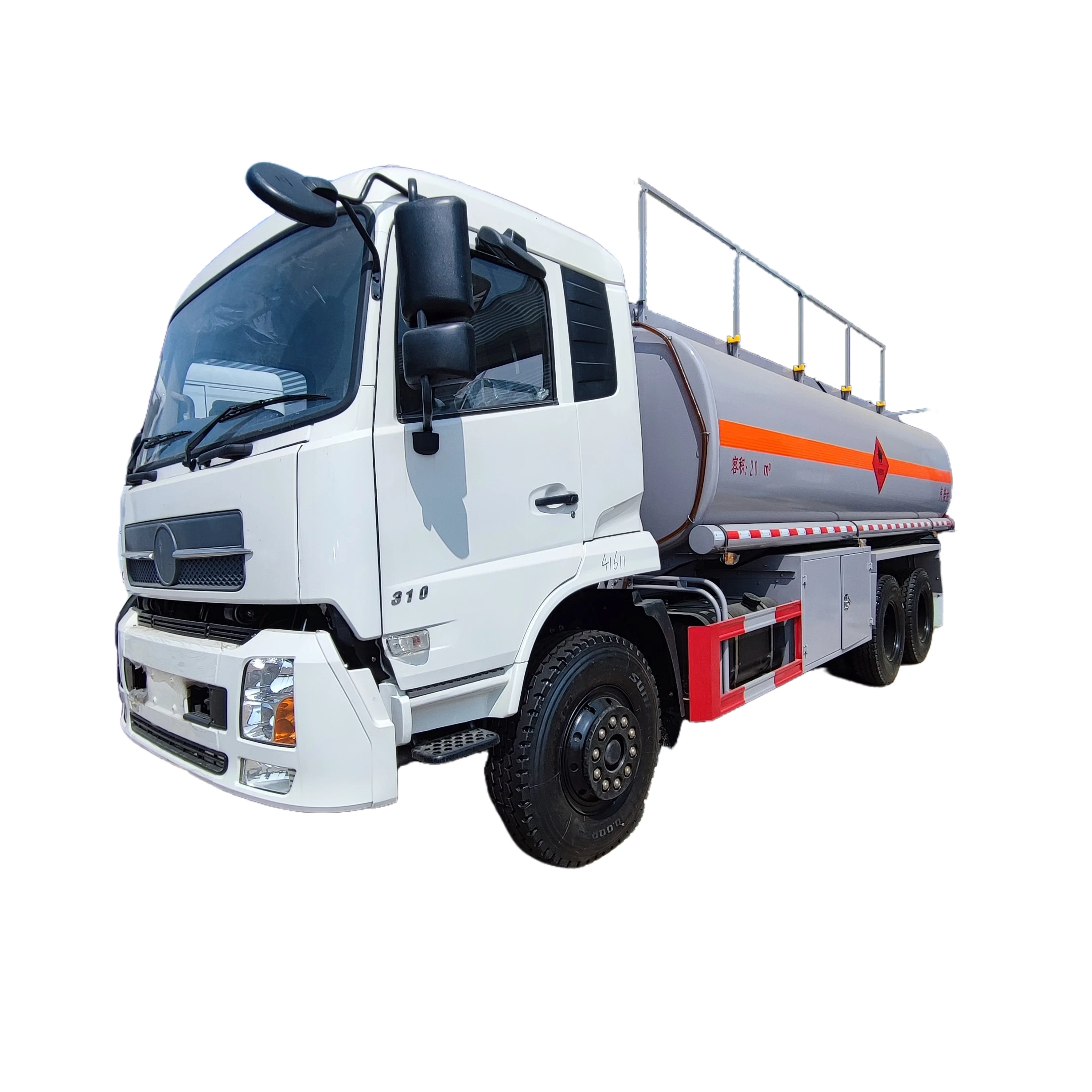 Cheapest 6*4 Fuel Refueling Vehicle 24 Ton 25000 Liters Large Capacity Oil Transport Truck