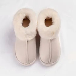 Wholesale Fluffy Cozy fuzzy soft plush Indoor Outdoor Warm Fuzzy Comfy House Shoes Fluffy Wide Loafer Slippers