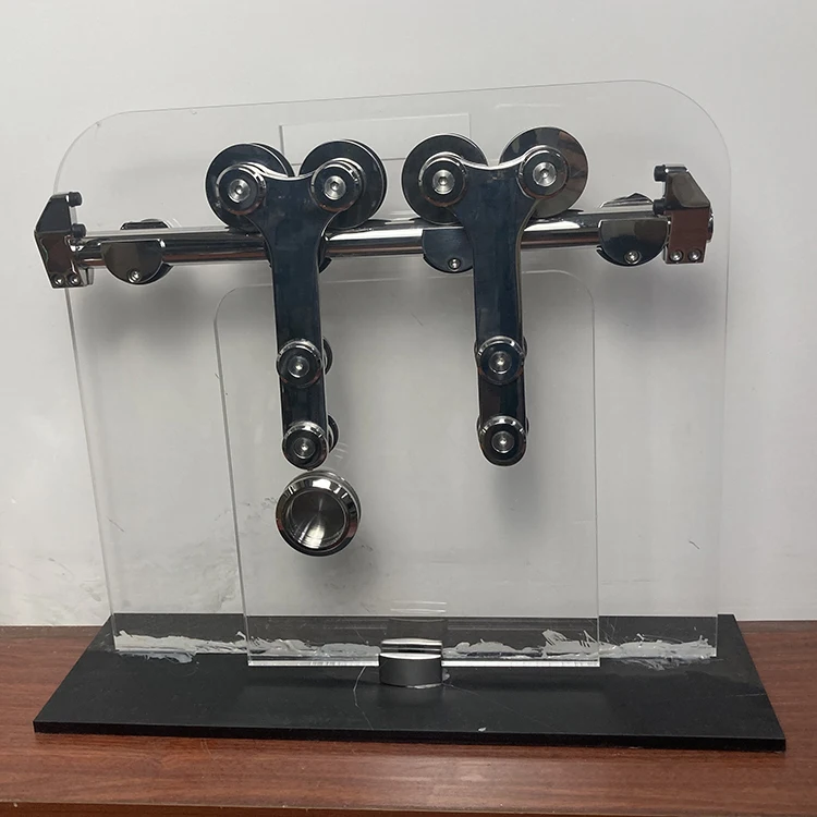 Frameless Bathroom Shower Room Stainless Steel Glass Sliding Door Fittings Hardware Accessories