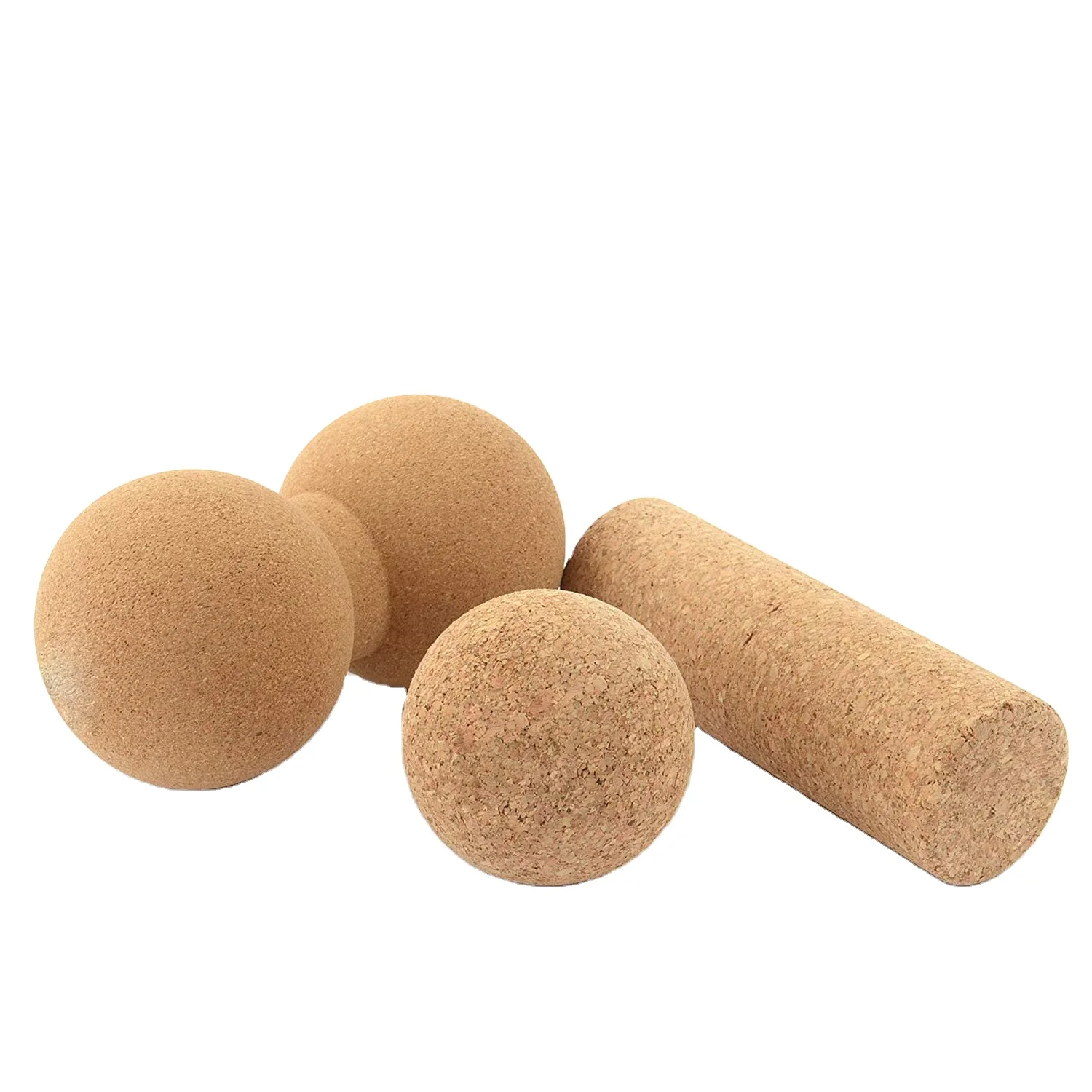 2024 Custom Cork Foam Roller Yoga Massage Roller for Fitness Exercising