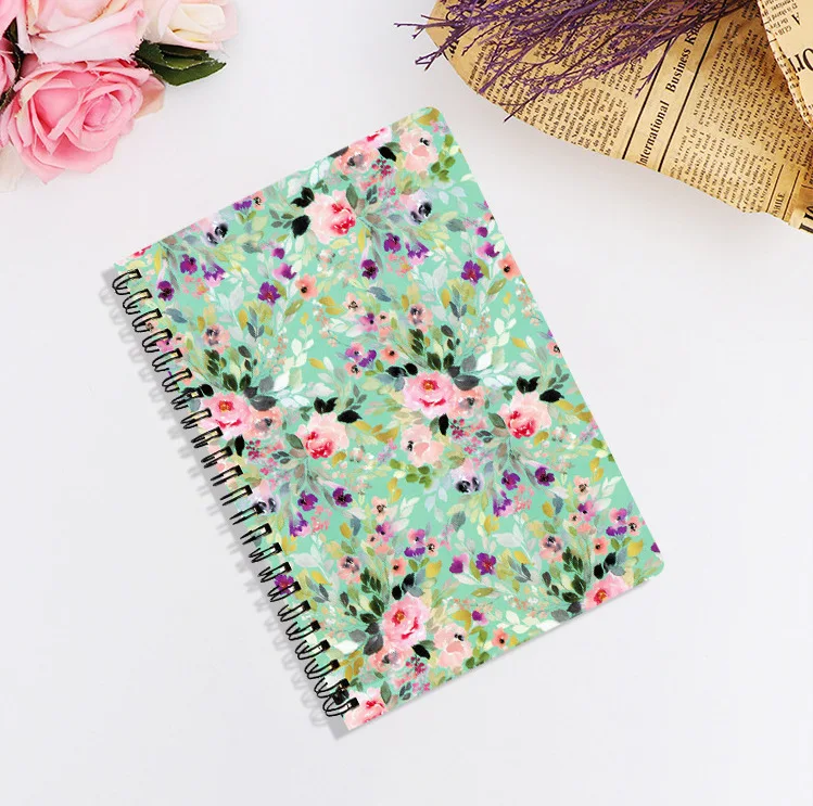 Customised Spiral A5 Promotional 5 Subject Diary Weekly Planner A4 Notebook With Logo