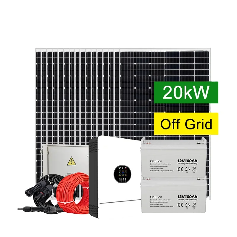 15kw Ground Installation Tilt Mount Off Grid Solar System Complete