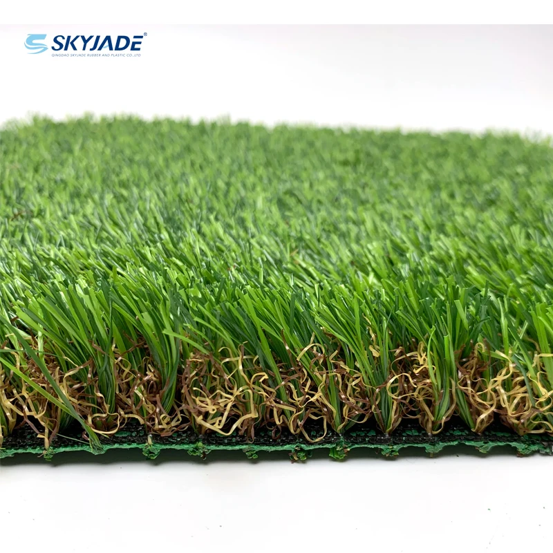 Wholesale 40mm SKYJADE Landscape Grass Carpet Cheap Artificial Turf Synthetic PP PE Materials Garden Application Tewtw-Kui
