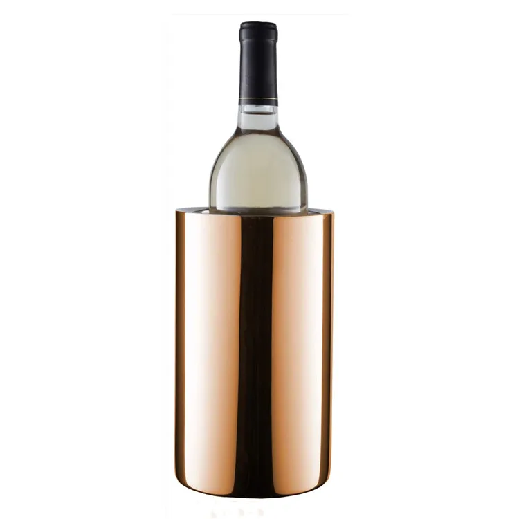 
 Bulk Price Standing Large 1600ml Double Wall Vacuum Insulated Stainless Steel Custom Chiller Insulated Champagne Beer Ice Bucket  