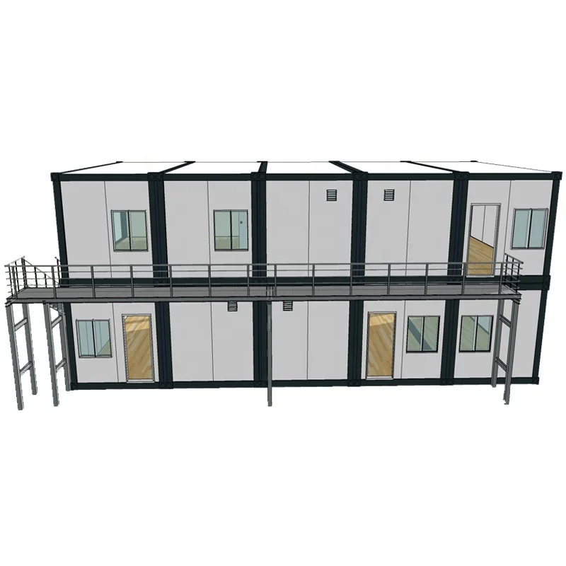 China cheap tiny house prefab office flat pack manufactured flat pack home with bathroom and kitchen of Hysun