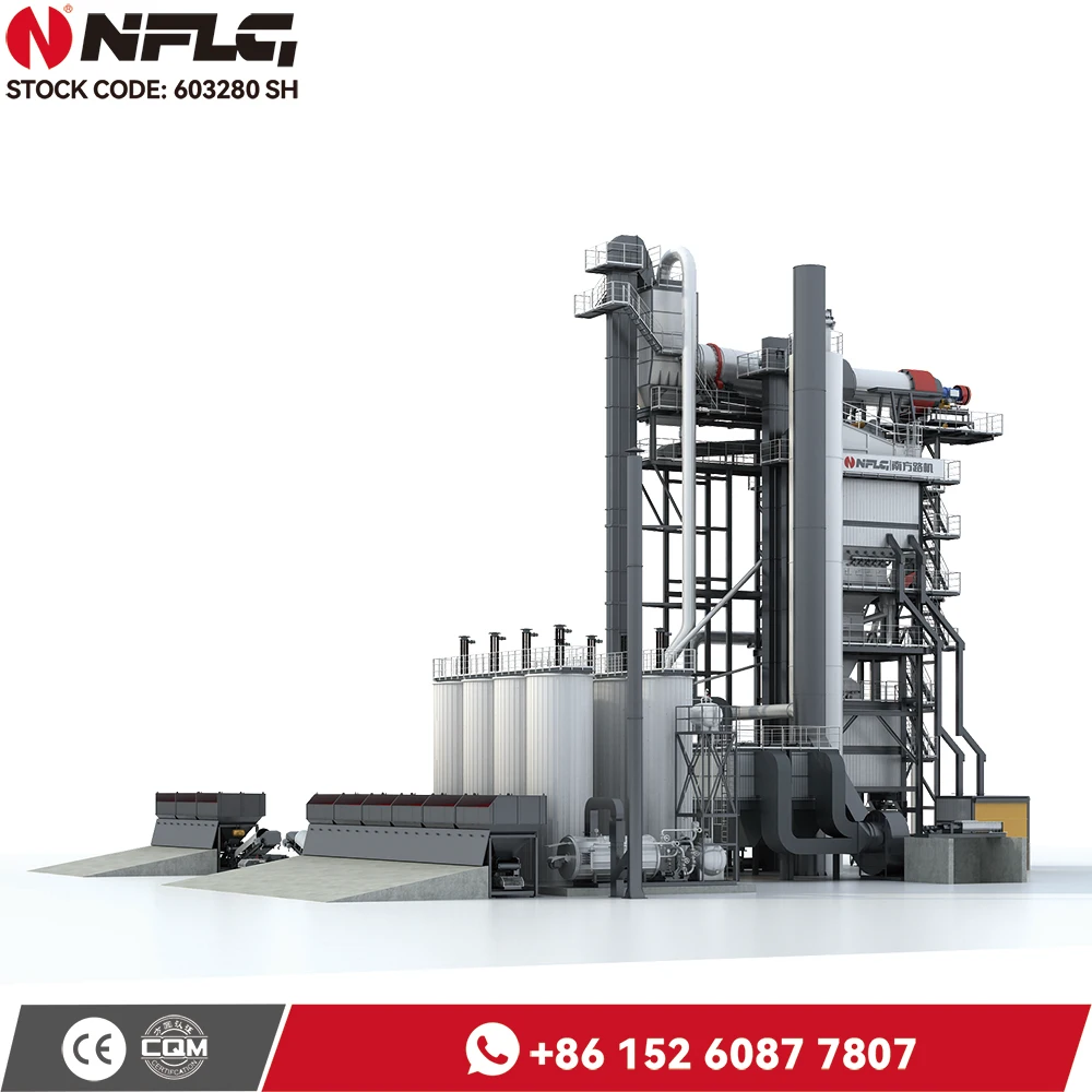 Quality authentic road construction equipment LBNZ2000 hot mix asphalt batching plant for sale