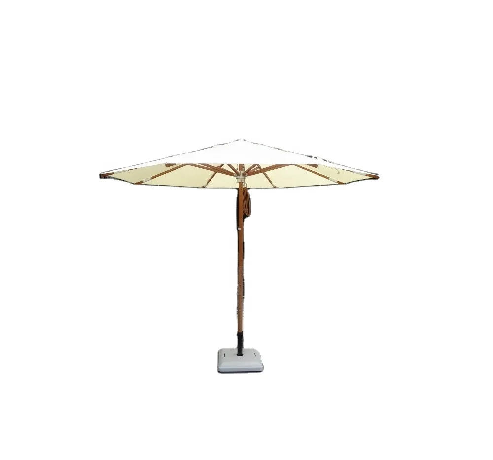
Flexible and strong wind resist fiberglass 6 feet beach umbrella for tropical island 