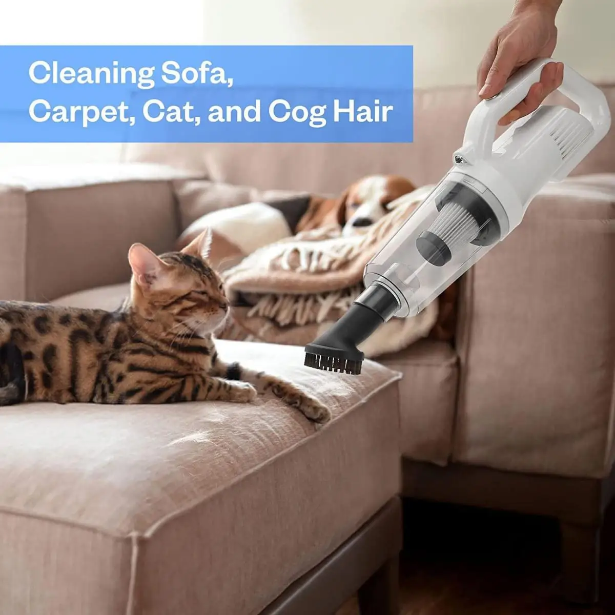 High Power Cordless Handheld Vacuum Cleaner Portable Dust Collection Rechargeable Vacuum Cleaner for Home