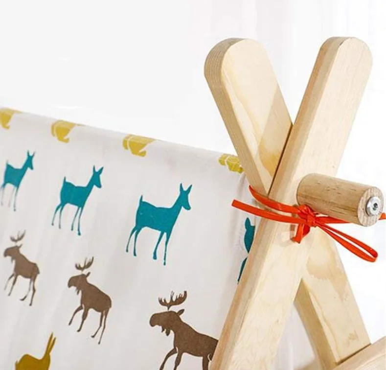 Game House Princess Room Fantasy Castle Triangle Architecture Cotton Canvas Portable Cloth Toy Tents