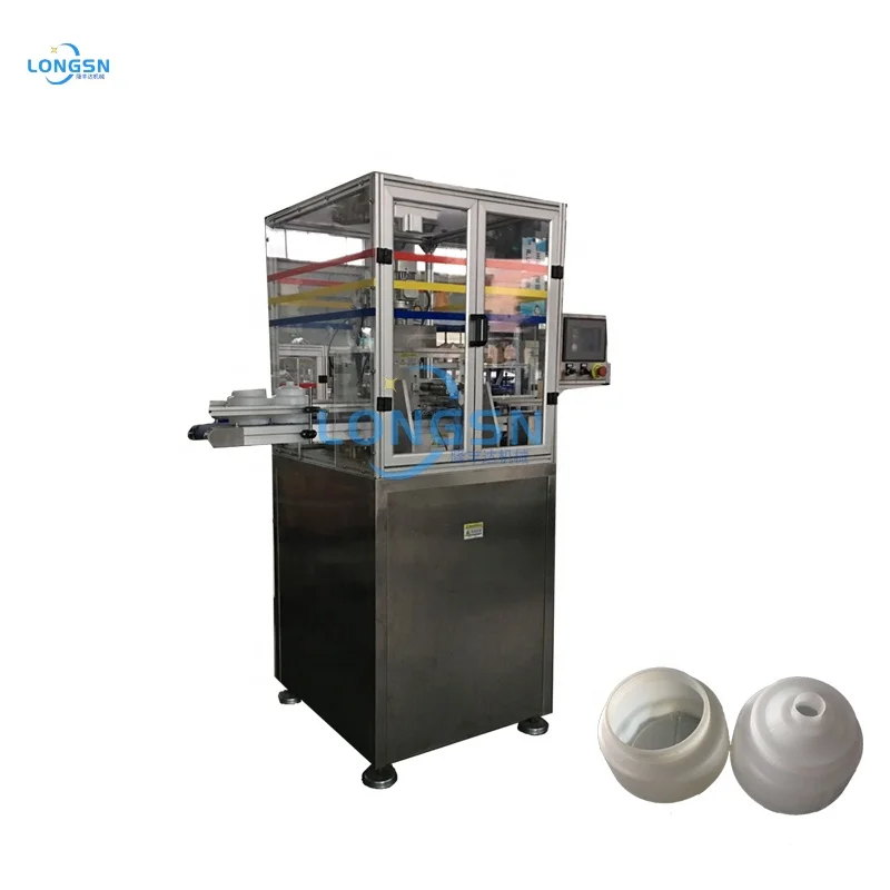 Automatic PP PET PE bottle jerrycan cutting machine/deflashing machine