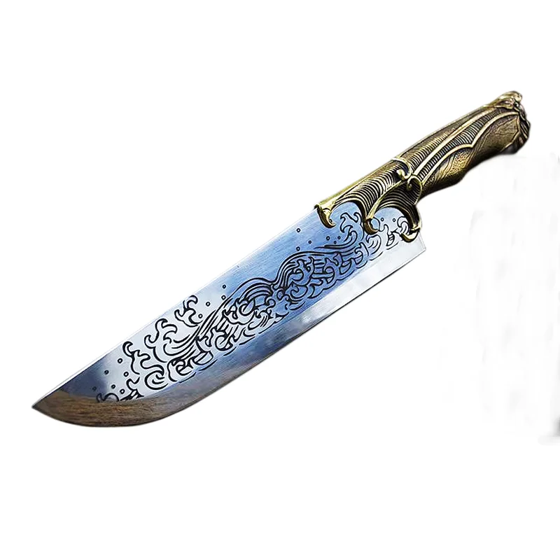 2023 professional kitchen knife outdoor meat and vegetable hunting metal handle segmentation