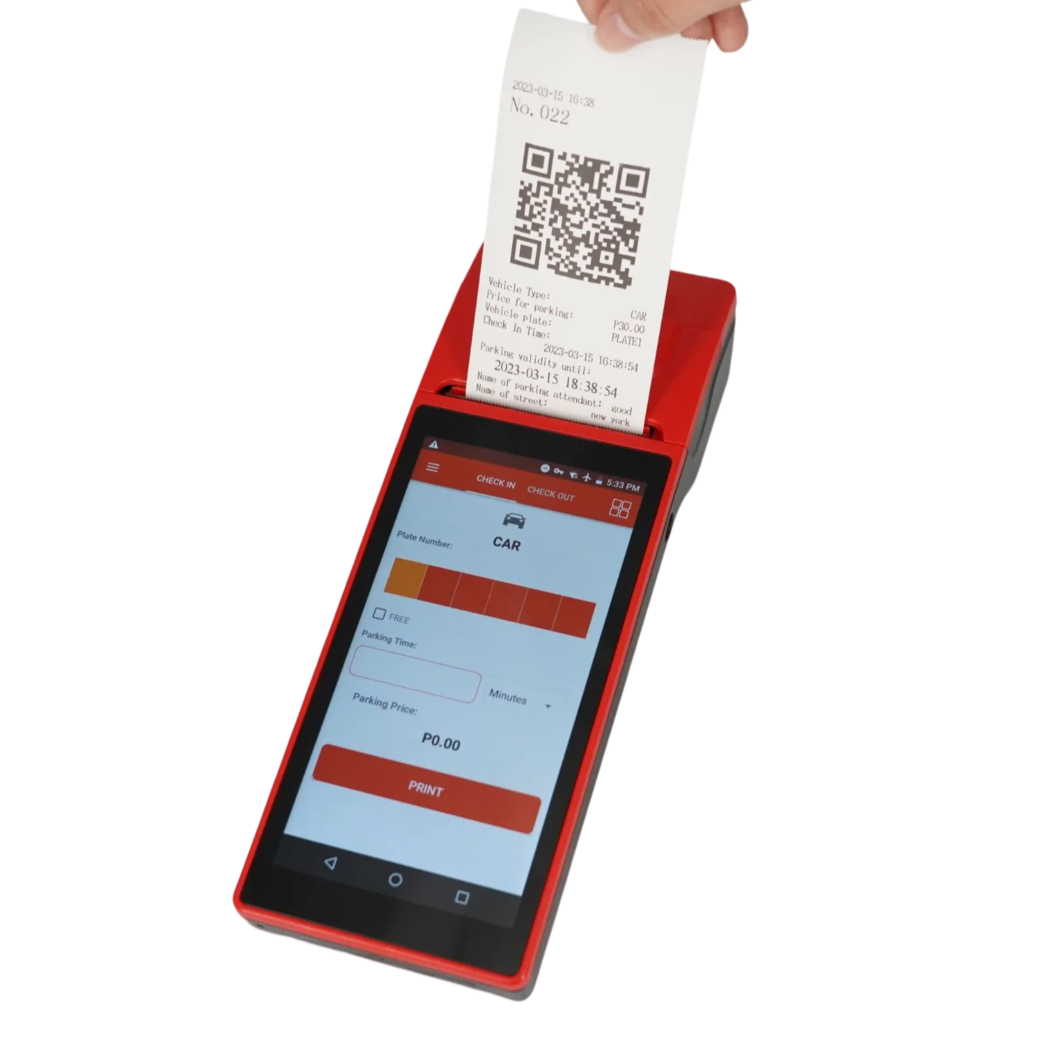 Производитель GOODCOM Wi-Fi 4G GPRS SMS ручная система управления парковкой билетов Android 7 1 POS-терминал