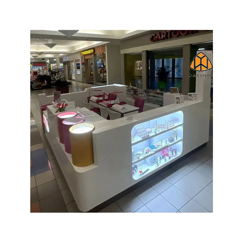 luxury nail and beauty bar kiosks design wholesale nail bar kiosk for manicure