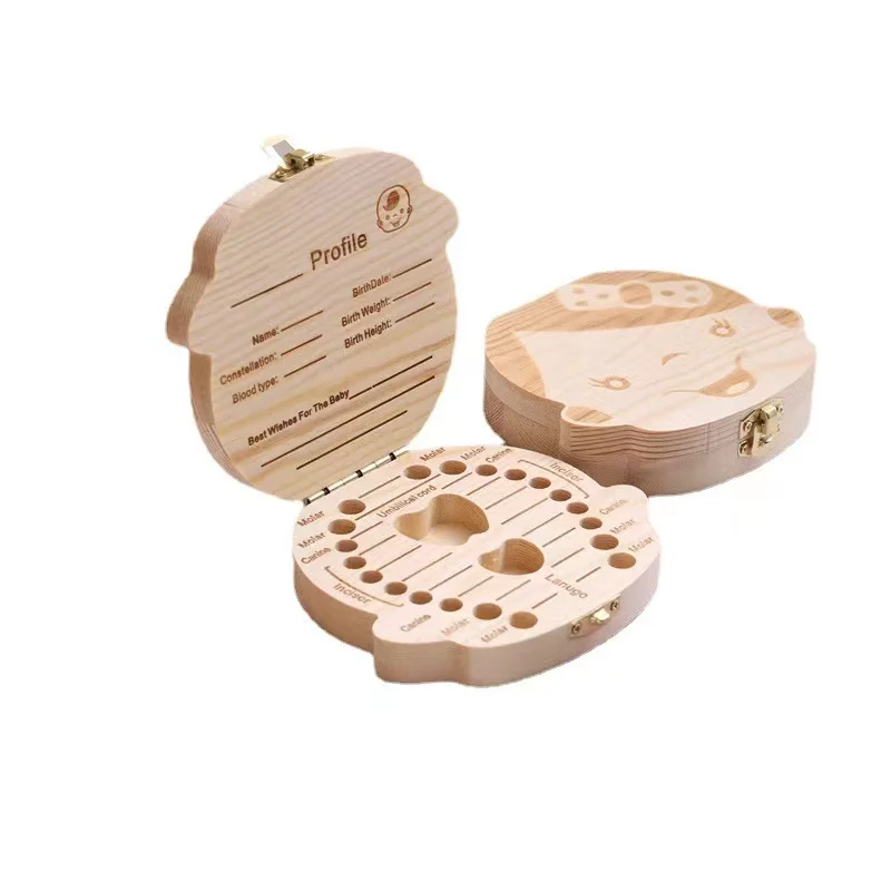 Personalized Baby Tooth Box Custom Baby Tooth Box Replace Wooden Teeth Box Engraved Baby Teeth Gift Newborn Gift New Mom Gift