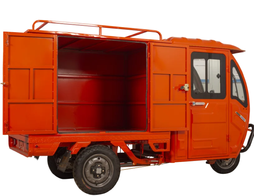 Full Enclosed Luxury Tricycle Big Box for Delivery Tricycle High Quality  3 Wheel Electric Tricycle for Sale