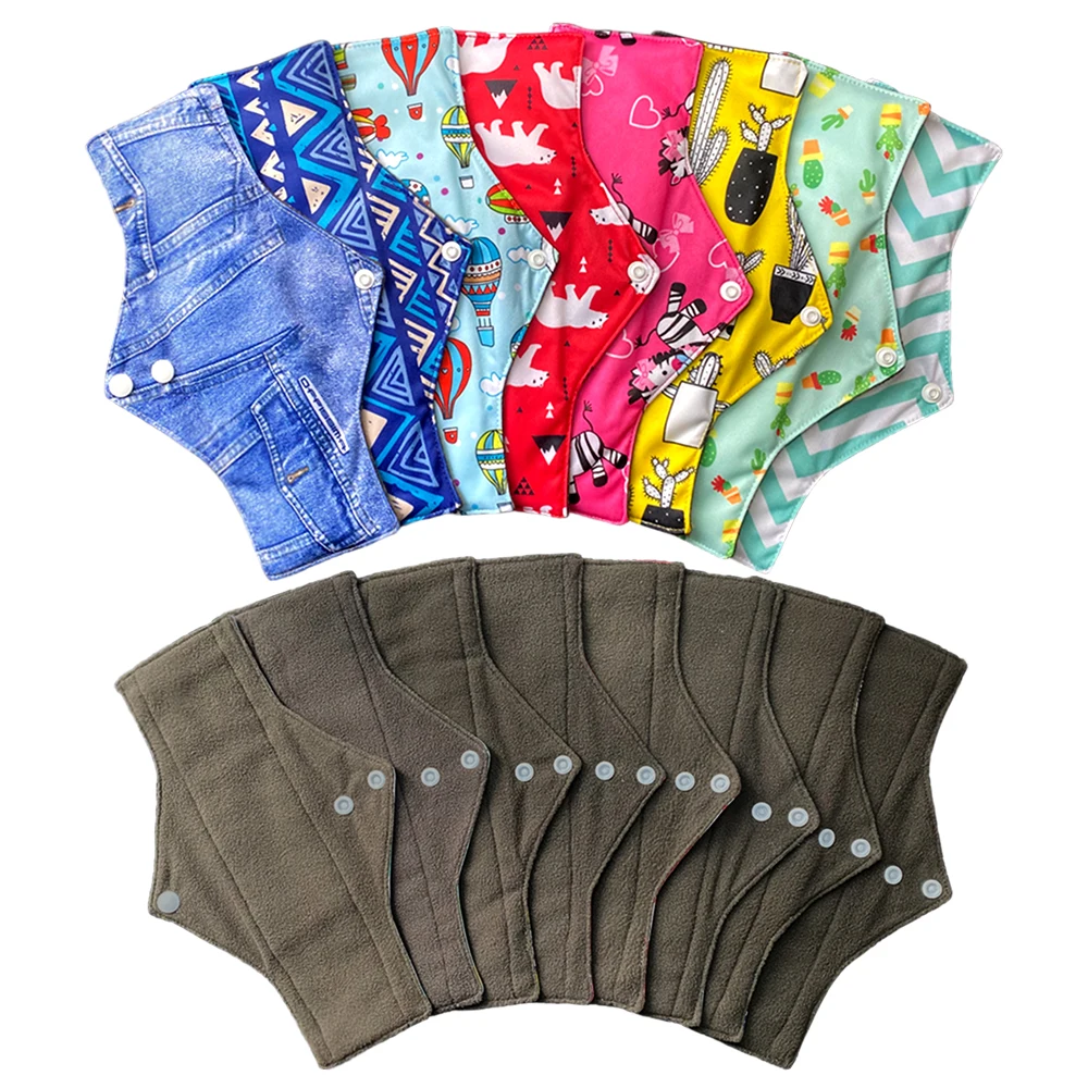 Absorbent Menstrual Ecological Reusable Menstrual Pad Sanitary Towels Period Daily Pads Washable Sanitary Napkin