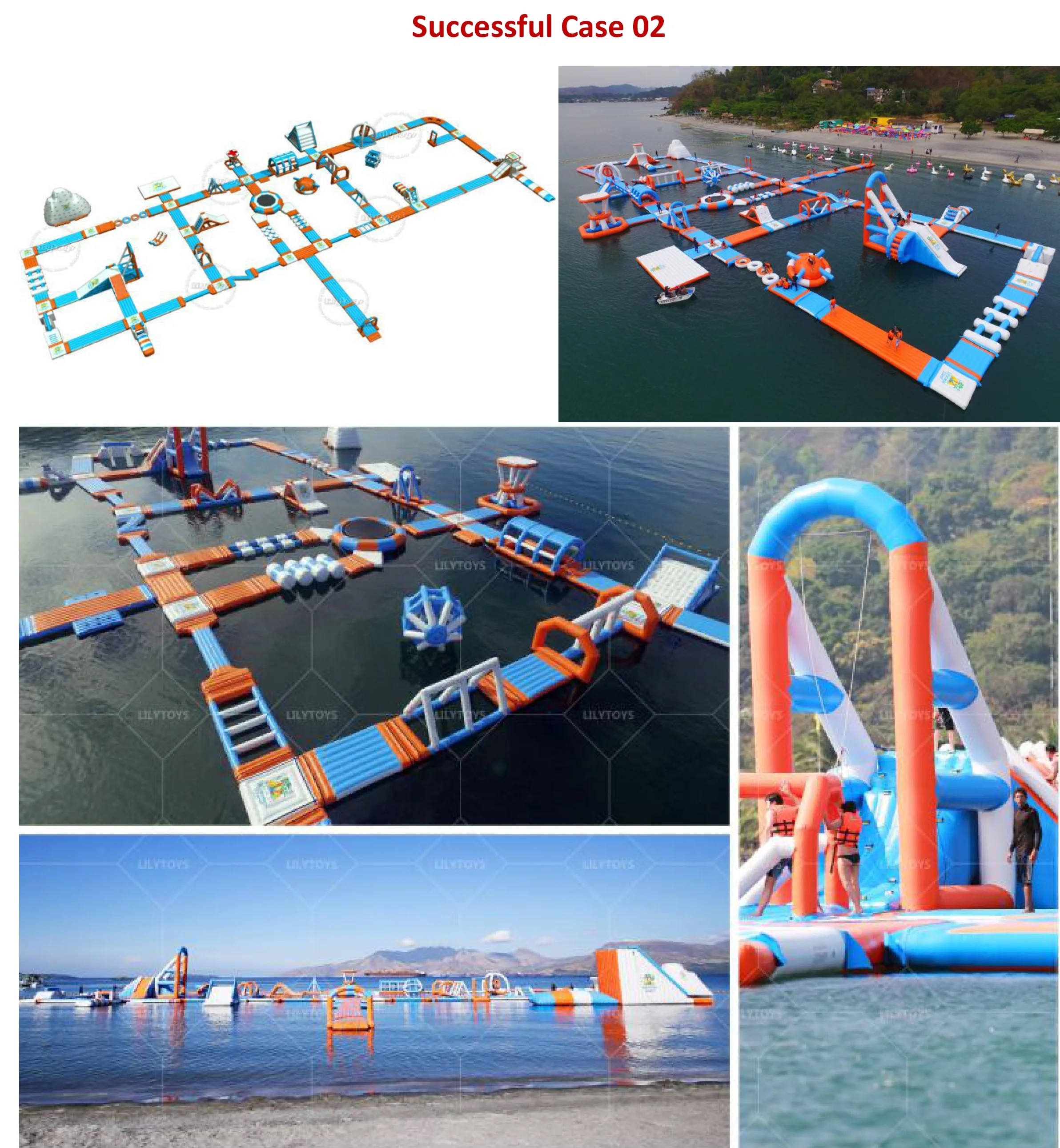 lake inflatables water games  adults inflatable water park games inflatable sea water fun park for hot sale