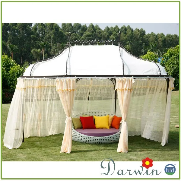 Hot sell design 3 meter round cheap white garden outdoor furniture umbrella brown color beach umbrella