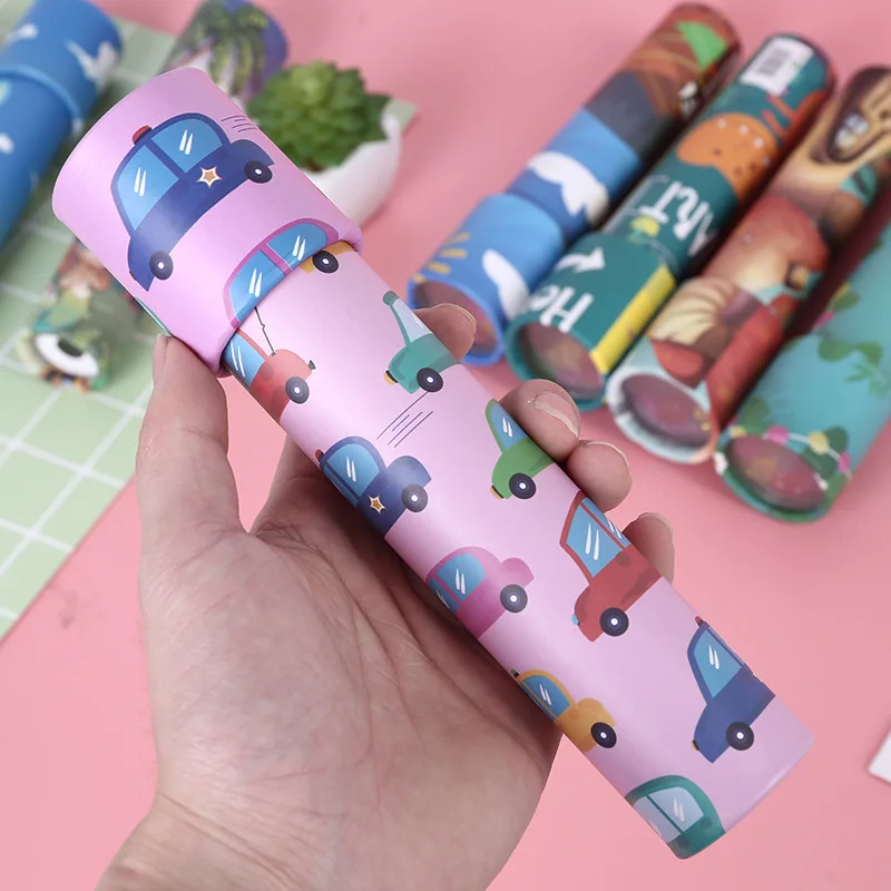 Optical Toy Kids Cartoon Puzzle Magical Kaleidoscope Glasses Classic Spinning Magic Color Toys Toys Kaleido Scope