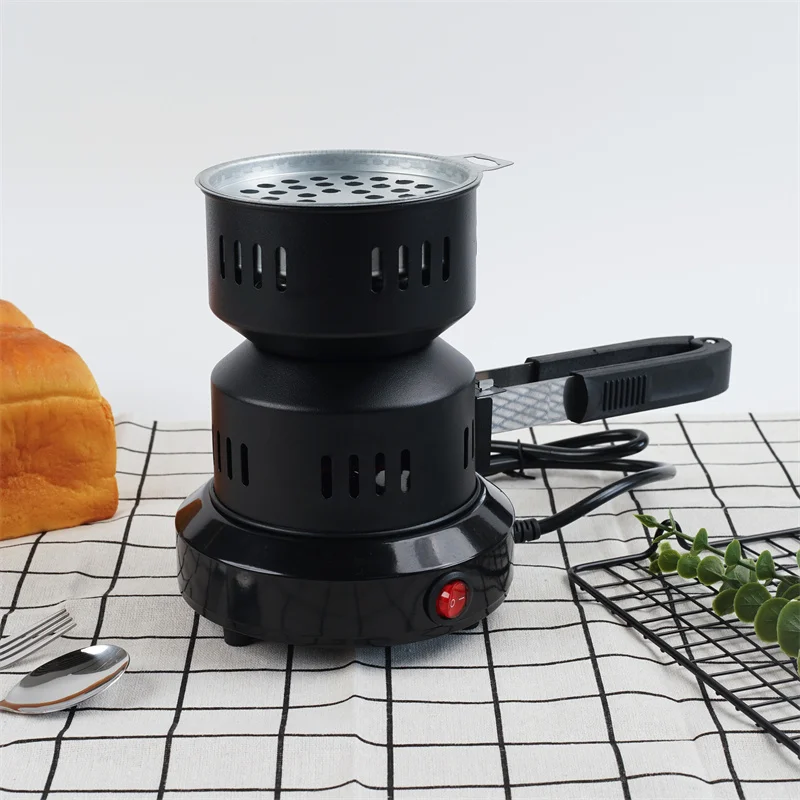 Multipurpose Portable Black 220v Electric Coal Starter Shisha Heater Stove Charcoal for Smoking