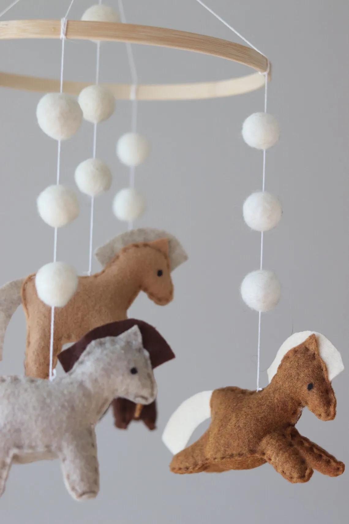 Western Nursery Decor Cowboy Baby Crib Mobile Southern Charm Country Boy Girl Farm Life Horses Mobile