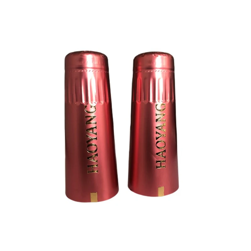 High Quality Pvc Label Shrink Bottle Cap Aluminum Plastic Capsule Heat Shrink Capsule