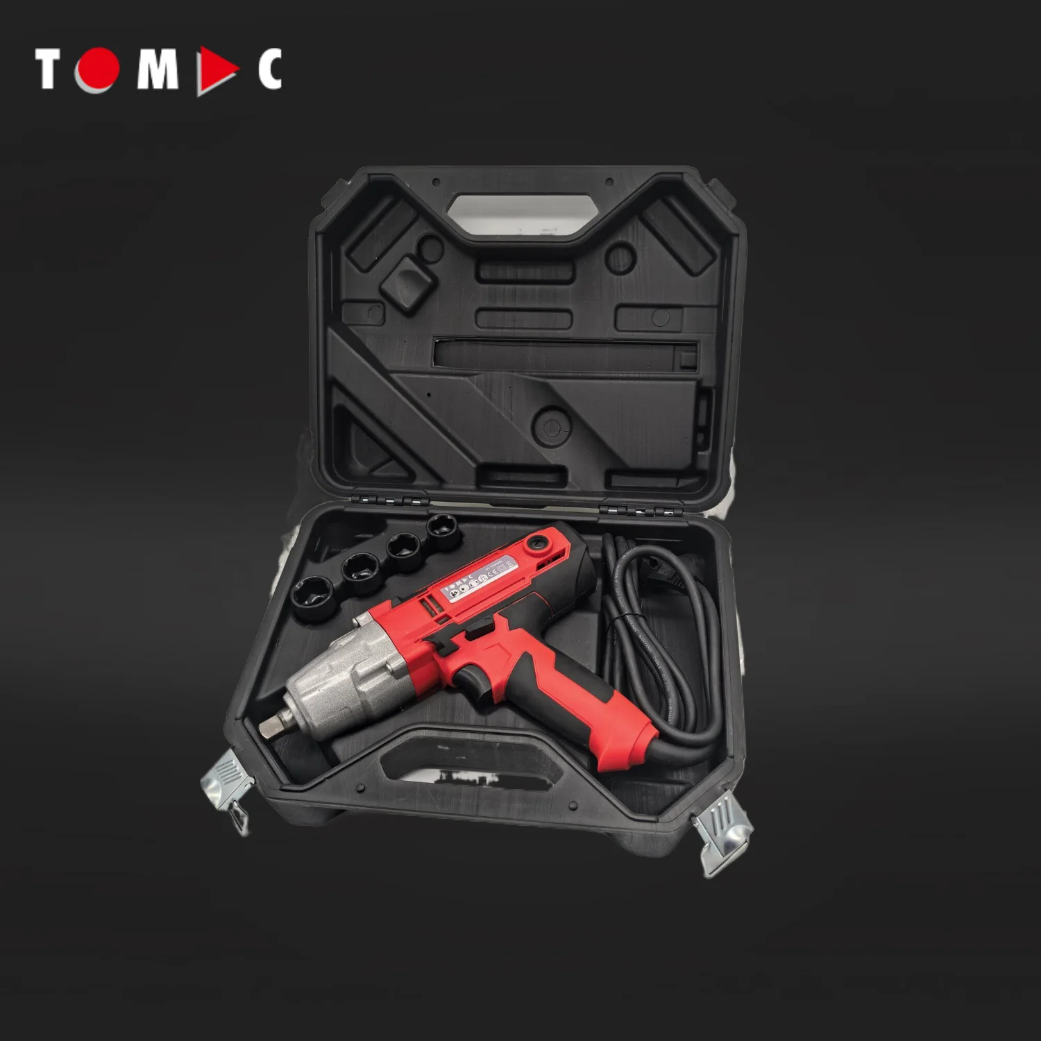 TOMAC CE Certified 230V Portable Electric Impact Wrench Forward Torque 100 Nm / Reverse Torque 350 Nm Cordless Power Tools