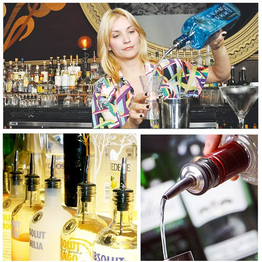 Factory Rose Gold Color Plating stainless steel slow flow oil liquor bottle spout wine aerator pourer dispenser wine pourer